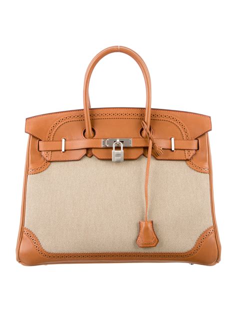 hermes birkin ghillies price|Hermes Birkin 35 price.